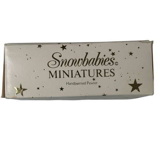 Dept 56 Snowbabies Miniatures Tumbling In The Snow Handpainted Pewter Figurines - Picture 15 of 16